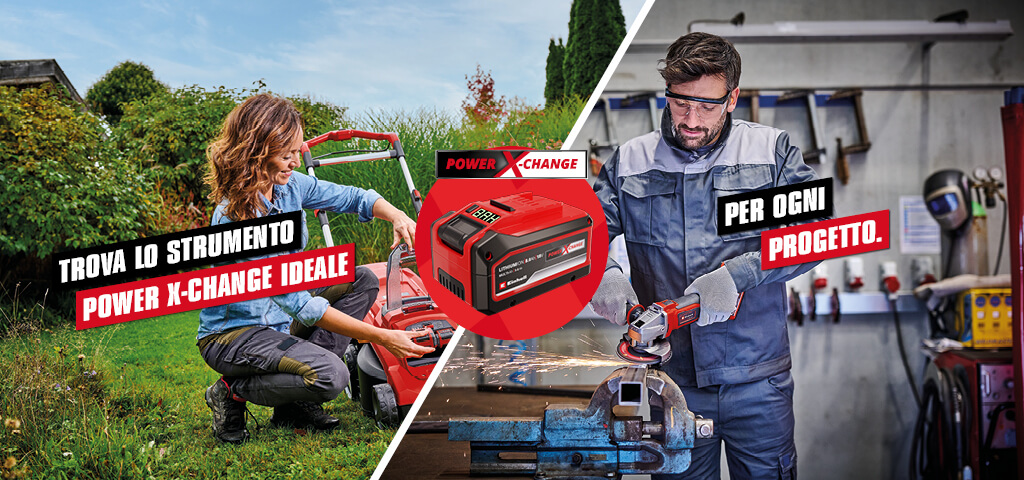 Trovate il dispositivo Power X-Change ideale per ogni vostro progetto.