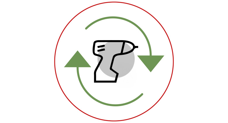 Symbol für Wiederverwendung