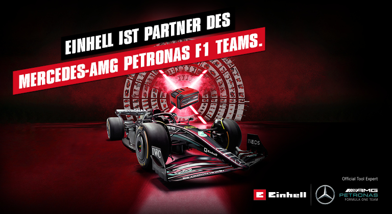 Einhell is a partner of Petronas F1 team