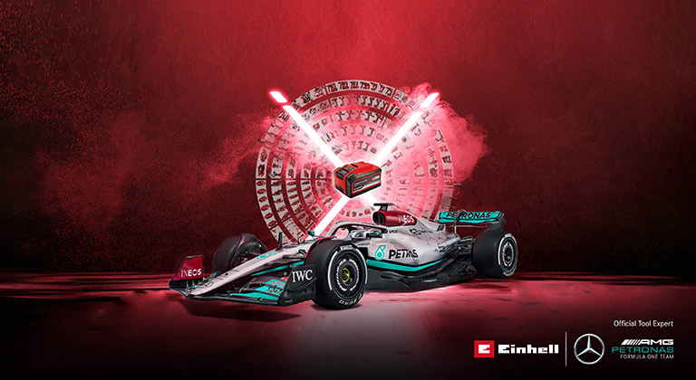 Einhell is a partner of Petronas F1 team