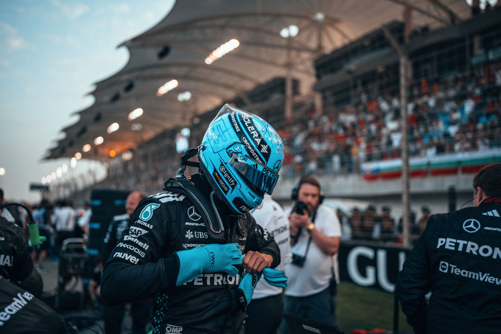 Pilote de Formule 1 de Mercedes.