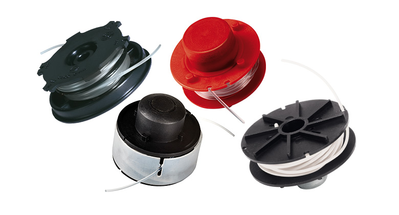 verschiedene Ersatz-Fadenspulen