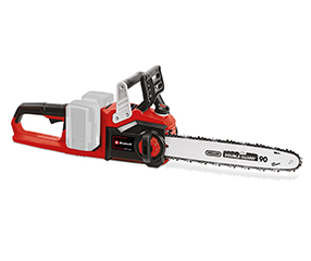 Bild einer kabellosen Kettensäge.